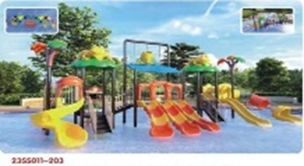 Tổ hợp cầu trượt công viên nước mẫu 2