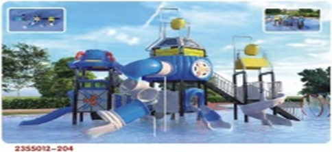 Tổ hợp cầu trượt công viên nước mẫu 4