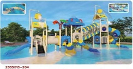 Tổ hợp cầu trượt công viên nước mẫu 3