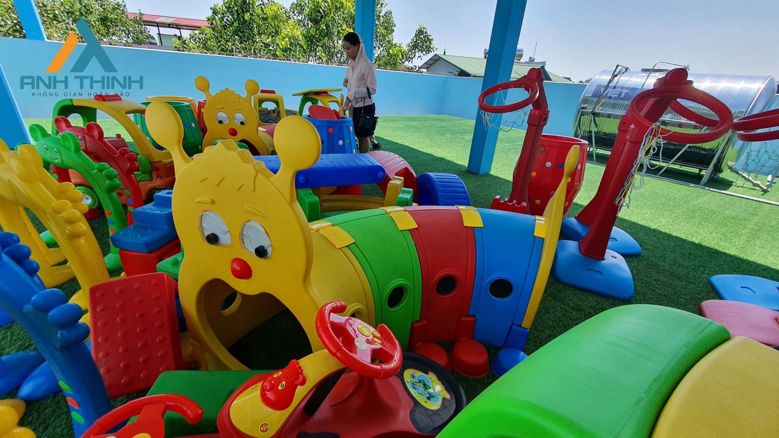 thi công trường mầm non, nội thất mầm non