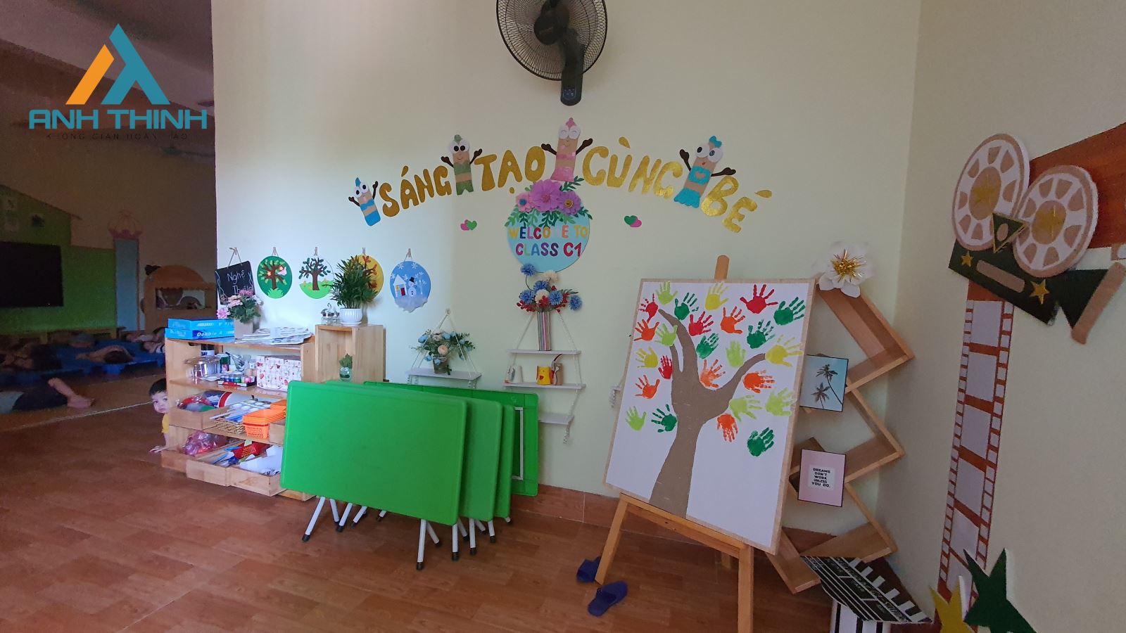 thi công trường mầm non, nội thất mầm non