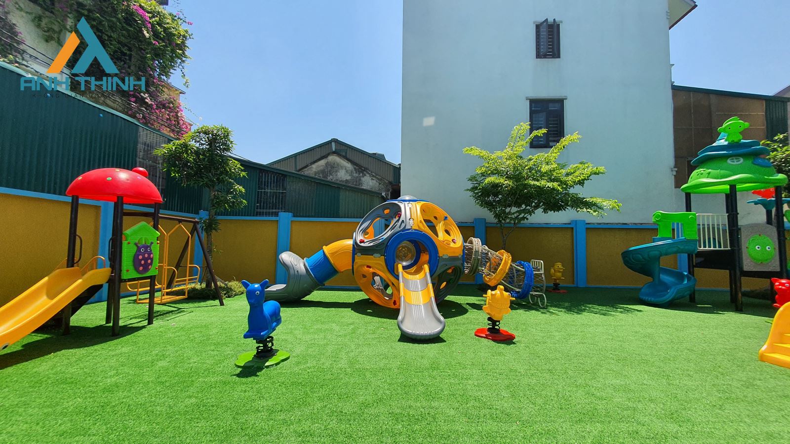 thi công trường mầm non, nội thất mầm non