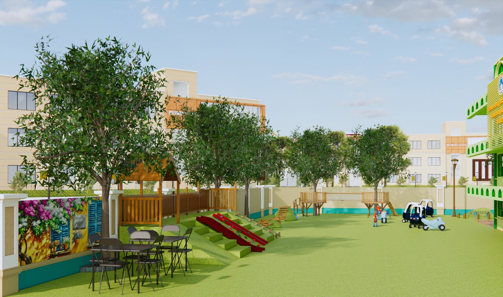 Thiết kế 3D khu vui chơi ngoài trời