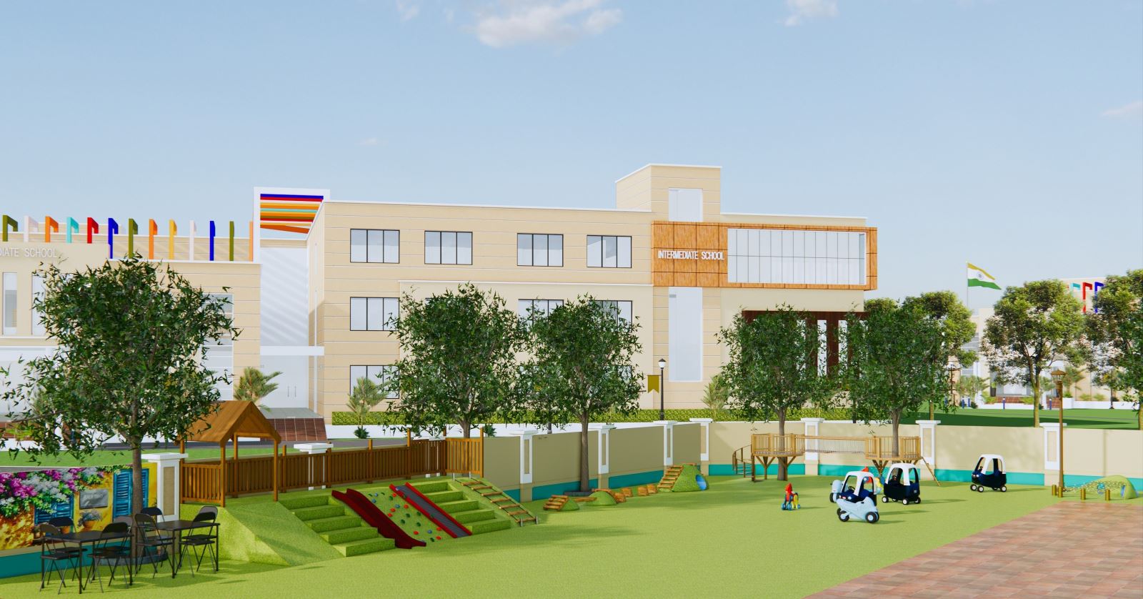 Thiết kế 3D khu vui chơi ngoài trời