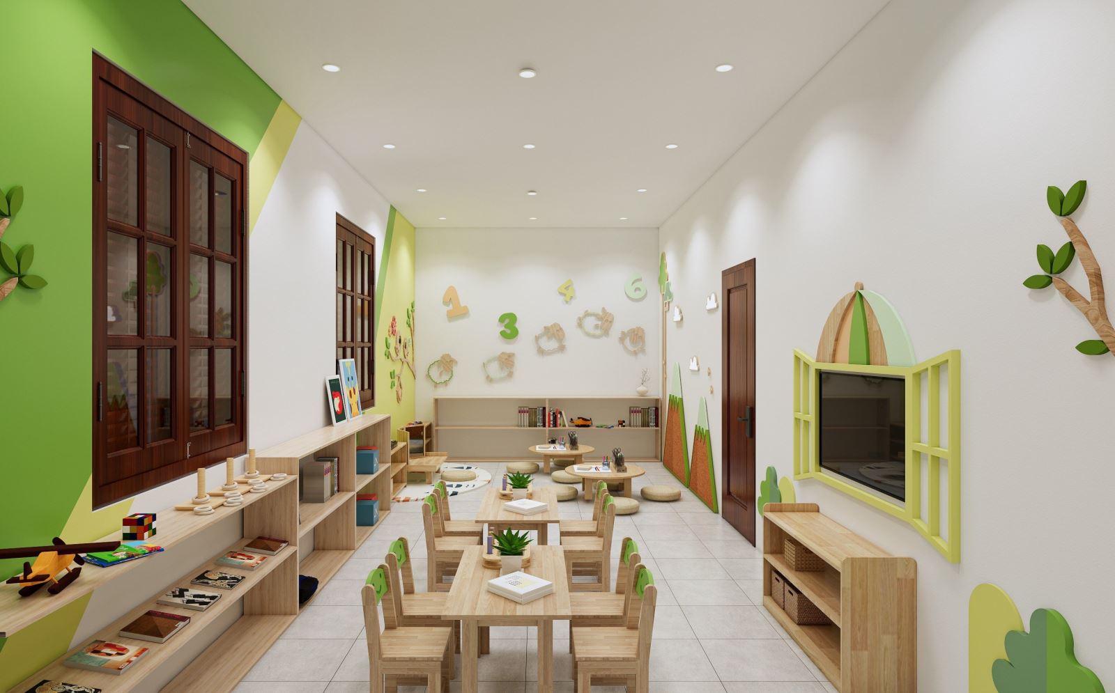 Nội thất trường mầm non