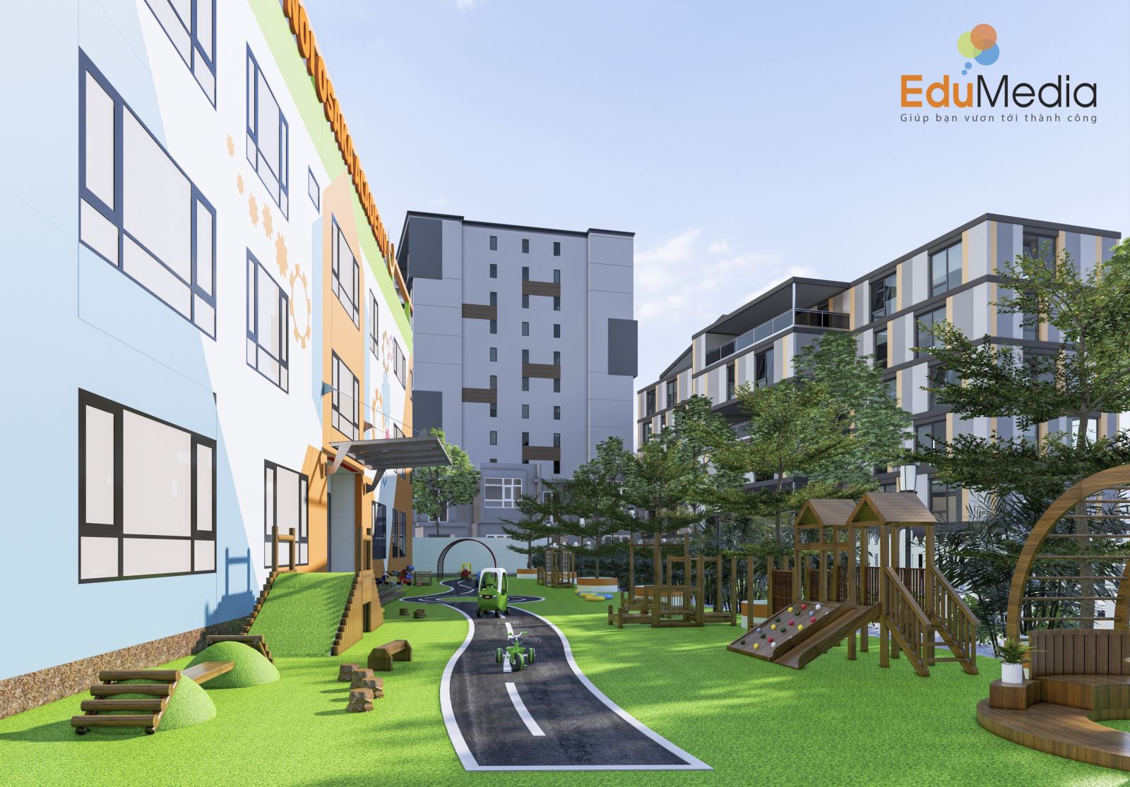 Ngoại thất trường mầm non