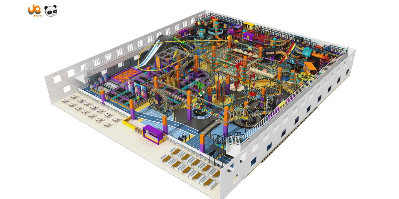 Khu vui chơi bạt nhún - khu vui chơi trong nhà, do choi anh thinh