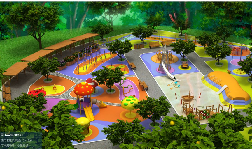 Mô hình khu vui chơi ngoài trời mẫu 3