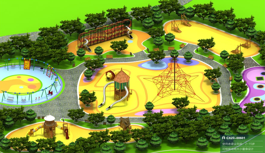 Mô hình khu vui chơi ngoài trời mẫu 4