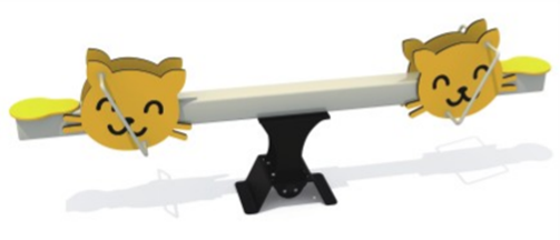 Bập bênh hình mèo