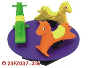 Đĩa xoay ngựa 3 ghê