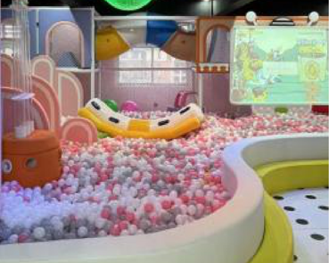 Cầu trượt nhà bóng liên hoàn mẫu 1