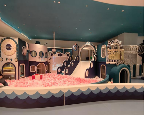 Cầu trượt nhà bóng liên hoàn mẫu 2