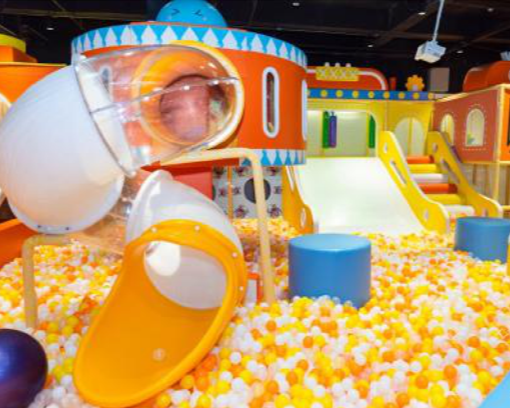 Cầu trượt nhà bóng liên hoàn mẫu 3