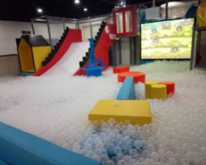 Cầu trượt nhà bóng liên hoàn mẫu 4