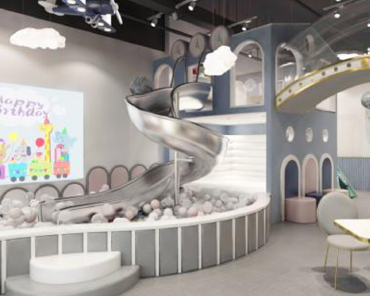 Cầu trượt nhà bóng liên hoàn mẫu 5