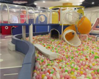 Cầu trượt nhà bóng liên hoàn mẫu 6