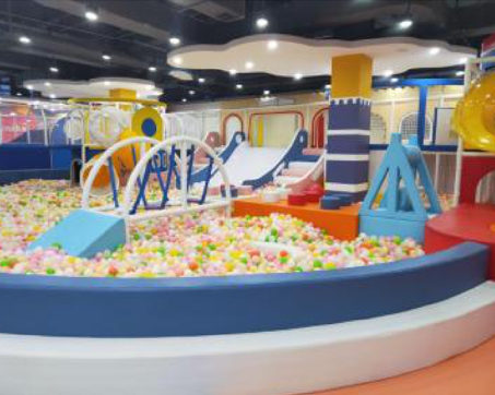 Cầu trượt nhà bóng liên hoàn mẫu 7