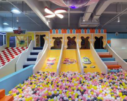 Cầu trượt nhà bóng liên hoàn mẫu 8