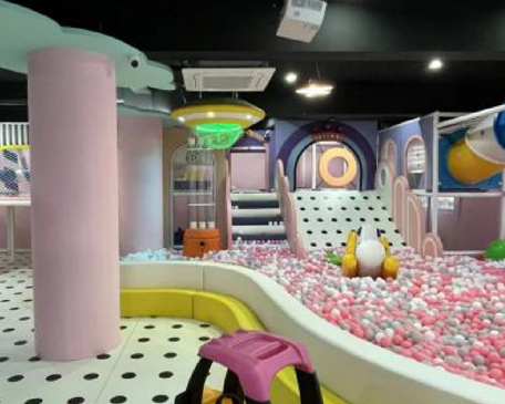 Cầu trượt nhà bóng liên hoàn mẫu 9