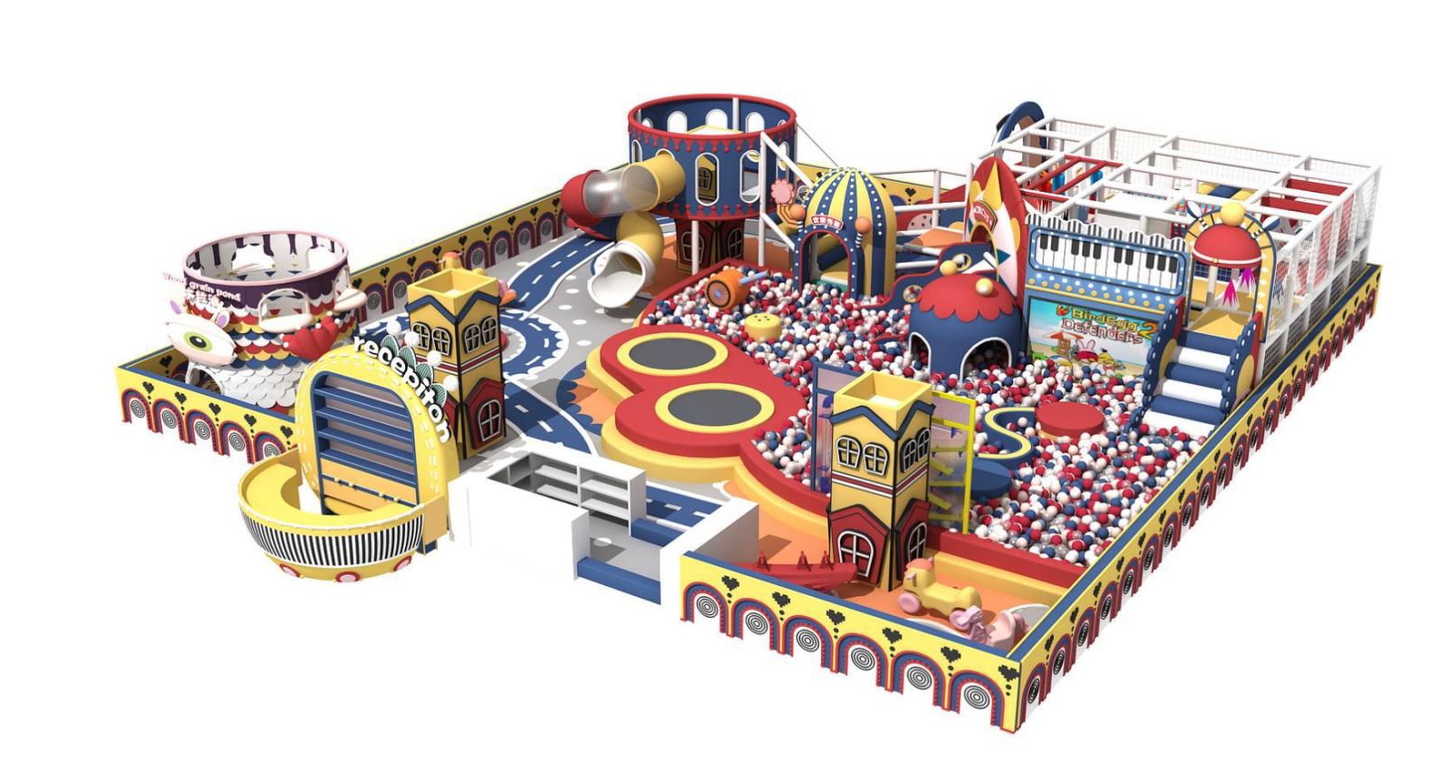 Mô hình khu vui chơi trong nhà mẫu 2